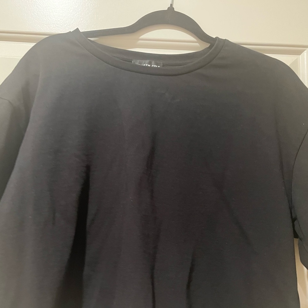 Kenneth Cole Black workout heavyweight cotton short sleeve  Tee T-shirt M - Picture 2 of 4